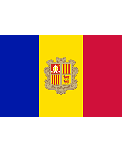 Fahne: Andorra