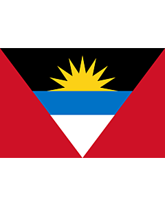 Fahne: Antigua und Barbuda