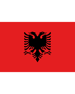 Fahne: Albanien