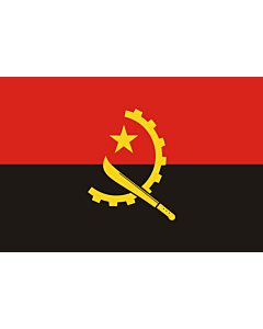Fahne: Angola