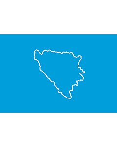 Fahne: BiH  First set of proposal 3 | Third alternative flag of the First set of Proposals for the Bosnian Flag change