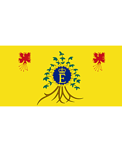 Fahne: Royal Standard of Barbados | Queen Elizabeth II s personal flag for use in Barbados