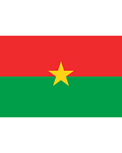 Fahne: Burkina Faso