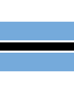 Fahne: Botswana