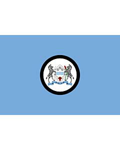 Fahne: Flagge: Standard of the President of Botswana