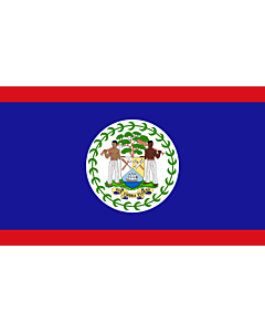 Fahne: Belize