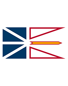 Fahne: Neufundland und Labrador