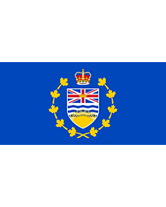 Fahne: Lieutenant-Governor of British Columbia | Lieutenant-gouverneur de Colombie-Britannique