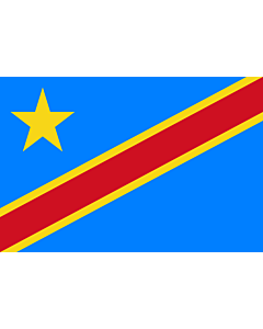 Fahne: Kongo, Demokratische Republik