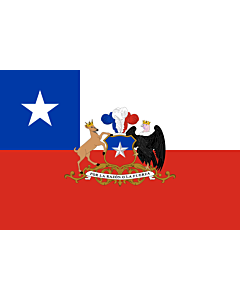 Fahne: President of Chile | Presidential flag of the Republic of Chile | Presidencial de la República de Chile | Presidencial da República do Chile