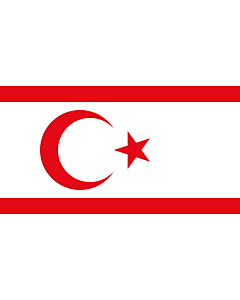Fahne: Turkish Republic of Northern Cyprus