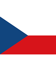 Fahne: Tschechien (Tschechische Republik)