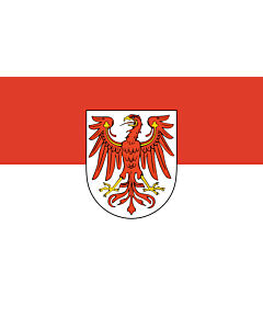 Fahne: Brandenburg