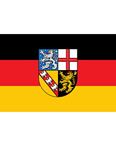 Fahne: Saarland