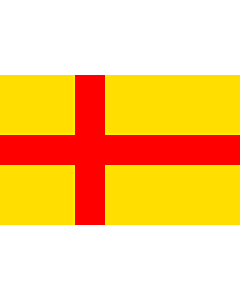 Fahne: Kalmar Union | Merely a recreation of what the flag is thought to have looked like | Tämä on vain luomus siitä miltä Kalmarin unionin lipun arvellaan näyttäneen | Kalmarunionens