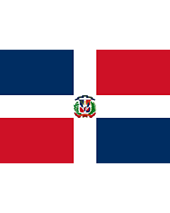 Fahne: Dominikanische Republik