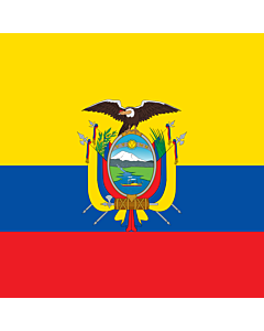 Fahne: Flagge: National Standard of Ecuador