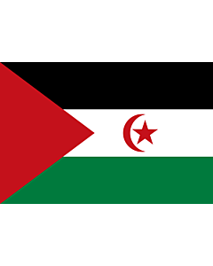Fahne: Westsahara