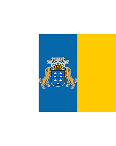 Fahne: Kanarischen Inseln