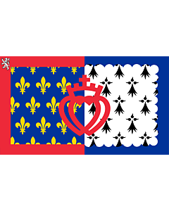 Fahne: Pays de la Loire