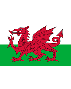 Fahne: Wales