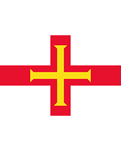 Fahne: Guernsey (Kanalinsel)