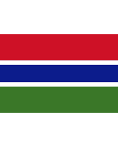 Fahne: Gambia