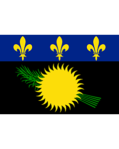 Fahne: Guadeloupe
