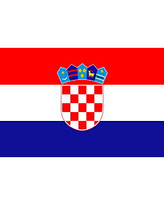 Fahne: Kroatien