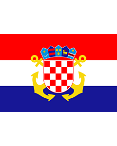 Fahne: Naval Ensign of Croatia