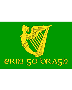 Fahne: Erin Go Bragh | Irish nationalist flag   version of Image Erin Go Bragh flag