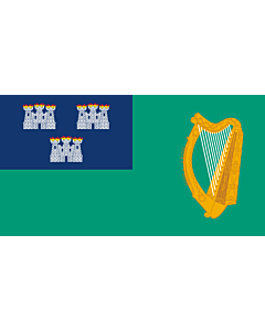 Fahne: IRL Dublin | Dublin City, Ireland