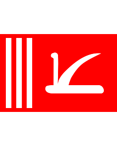 Fahne: Bundesstaates Jammu und Kashmir