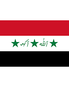Fahne: Iraq 1991-2004