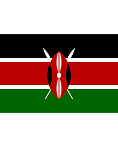 Fahne: Kenia