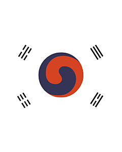 Fahne: Korea 1882 | 1882 version of the flag of Korea