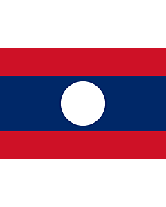 Fahne: Laos
