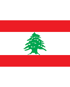 Fahne: Libanon