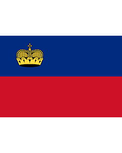 Fahne: Liechtenstein