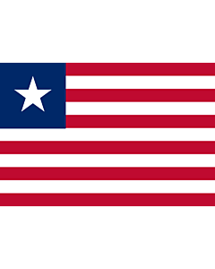 Fahne: Liberia