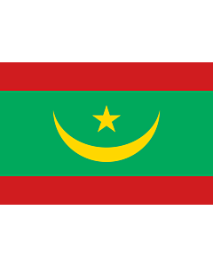 Fahne: Mauretanien