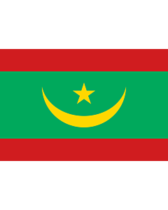 Fahne: Mauretanien