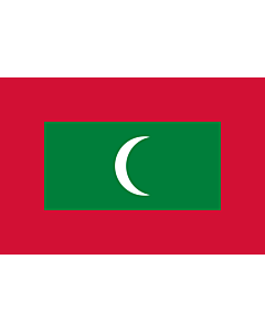 Fahne: Malediven