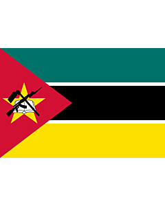 Fahne: Mosambik