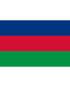 Fahne: SWAPO, Partei in Namibia