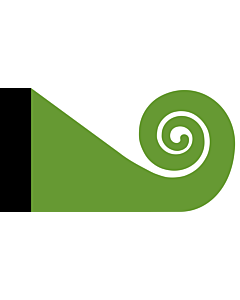Fahne: Koru | This image shows the popular Koru Flag