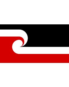 Fahne: Tino Rangatiratanga Maori sovereignty movement | The Tino Rangatiratanga Flag of the Maori sovereignty movement