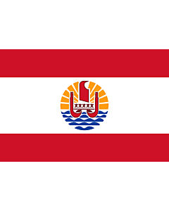 Fahne: Französisch-Polynesien