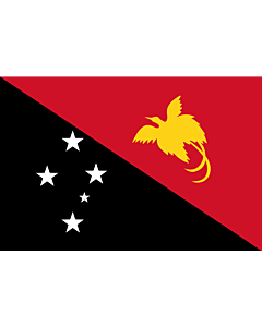 Fahne: Papua-Neuguinea