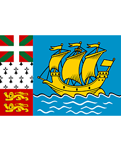Fahne: Saint-Pierre und Miquelon